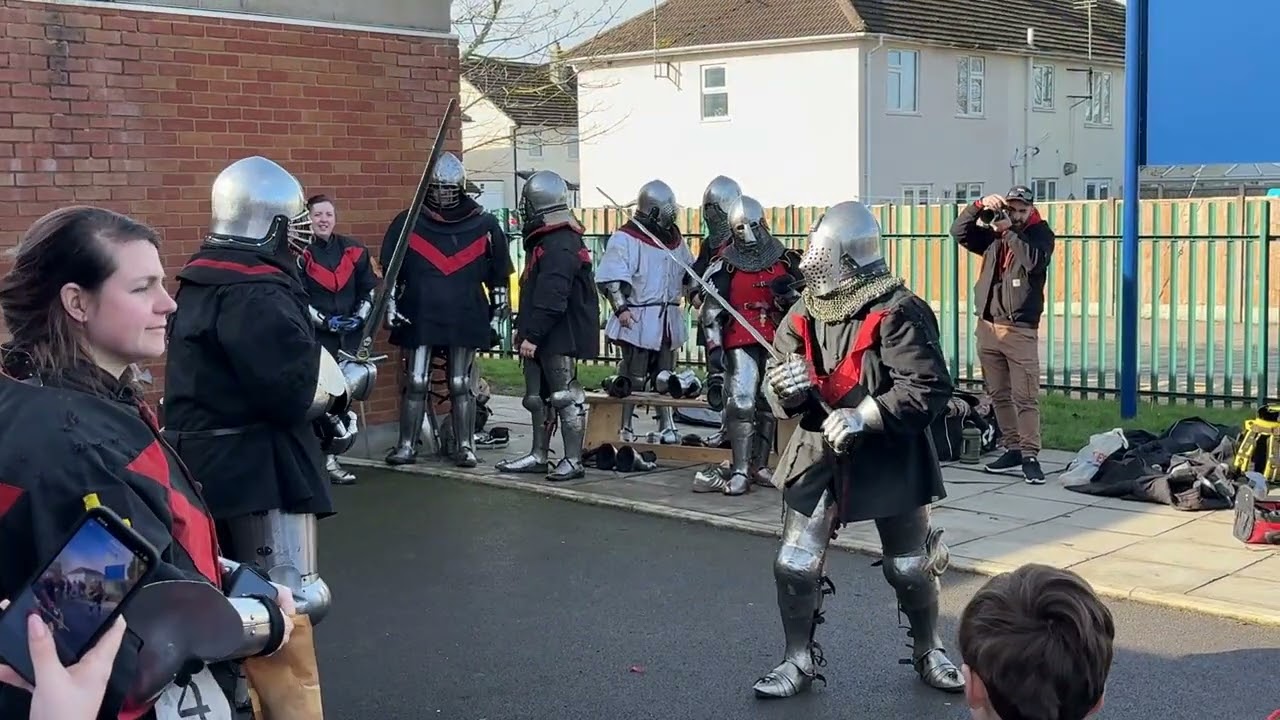 MEDIEVAL JOUSTING AT GLOUCESTER ALTERNATIVE MARKET  140226