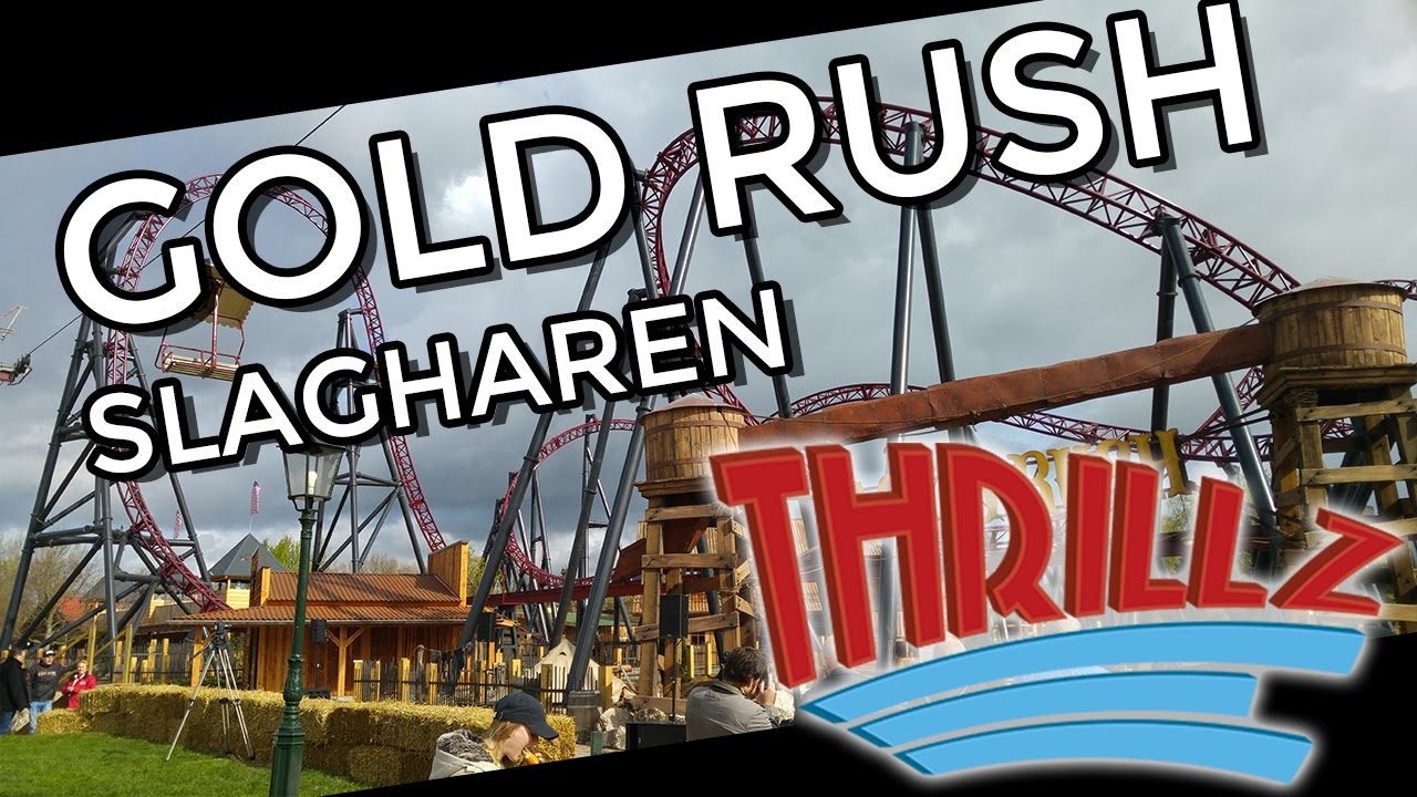 Gold Rush onride 2017 (backseat) - Rollercoaster in Slagharen - Thrillz