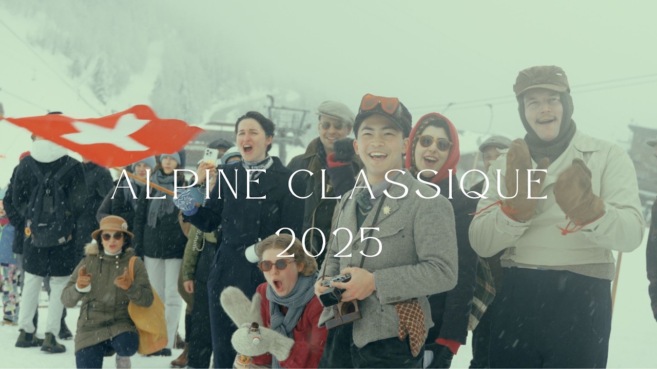Alpine Classique 2025 - Chamrousse 1700 - vintage ski, old timer event at the French Alps