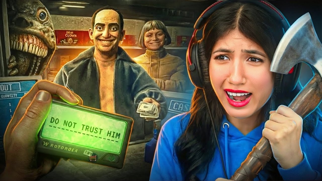 DEMON SUPERMARKET CUSTOMERS ARE SUS! | Hellmart END [FULL GAME]