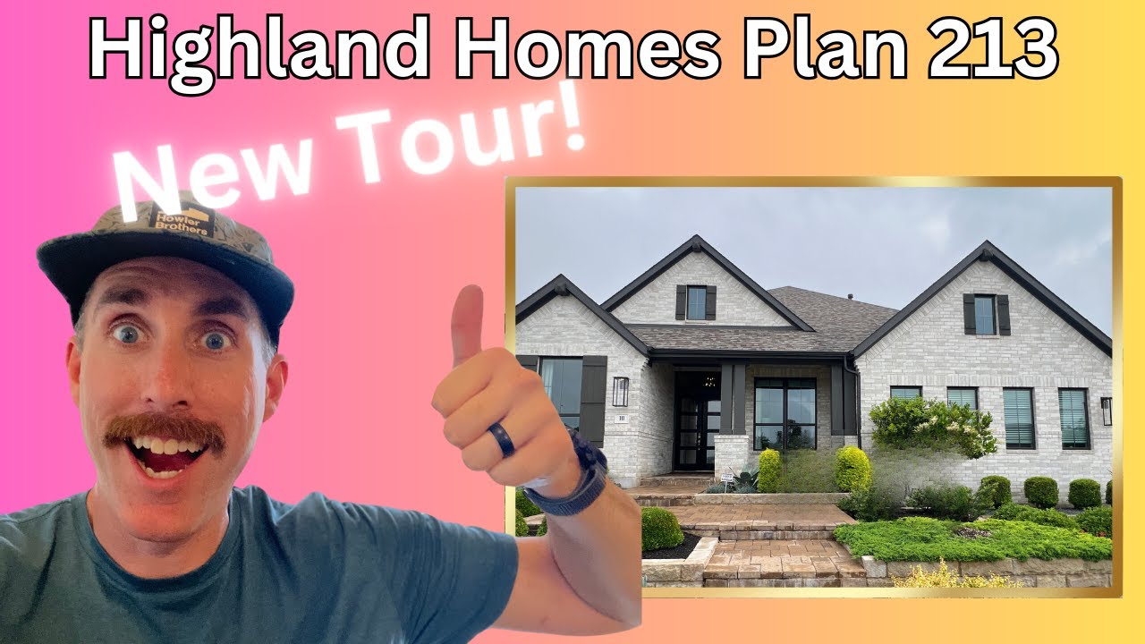 Tour Highland Homes Plan 213 in 6 Creeks community of Kyle, TX! 70' Lot, from 2,792 sqft & $696k!