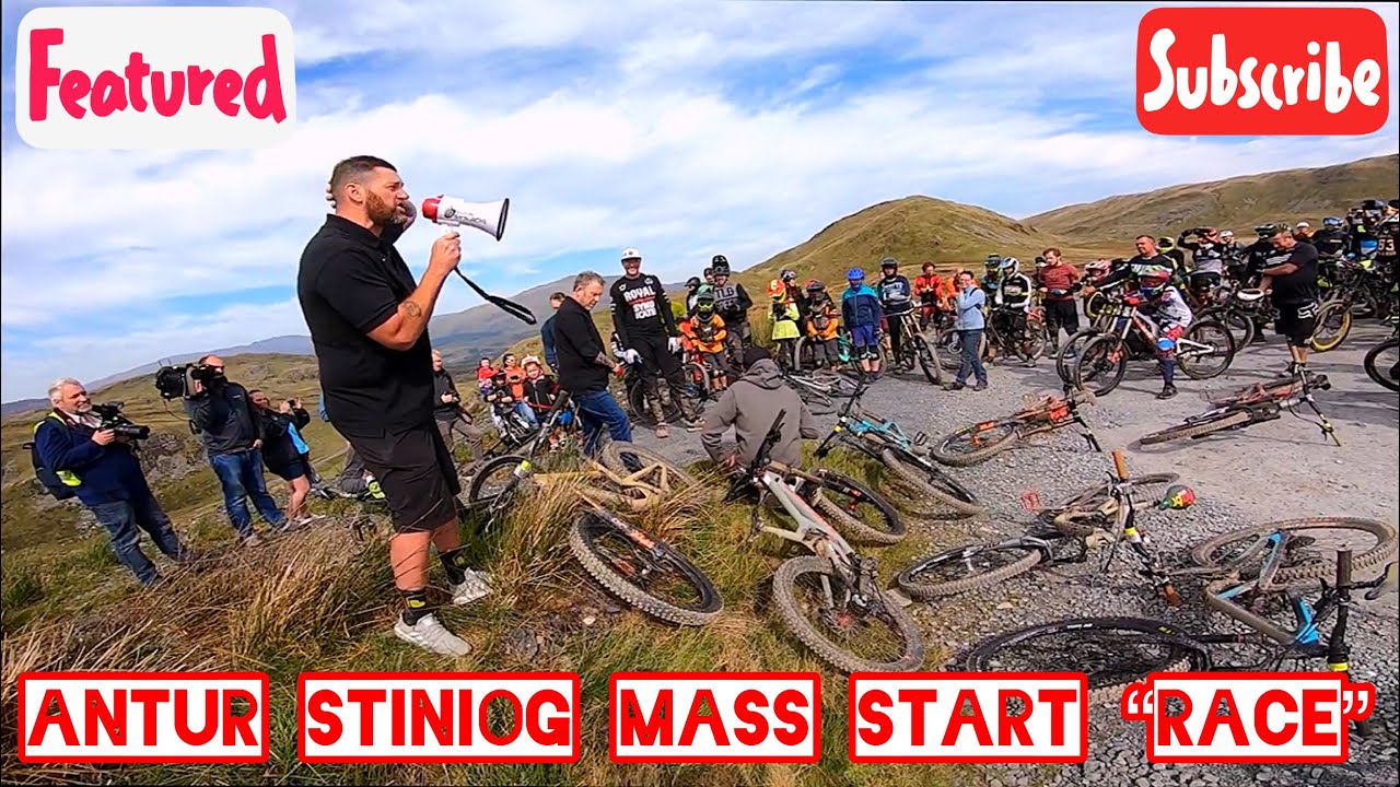 ANTUR STINIOG MASS START 'RACE’ ON THE NEW RED TRAIL!