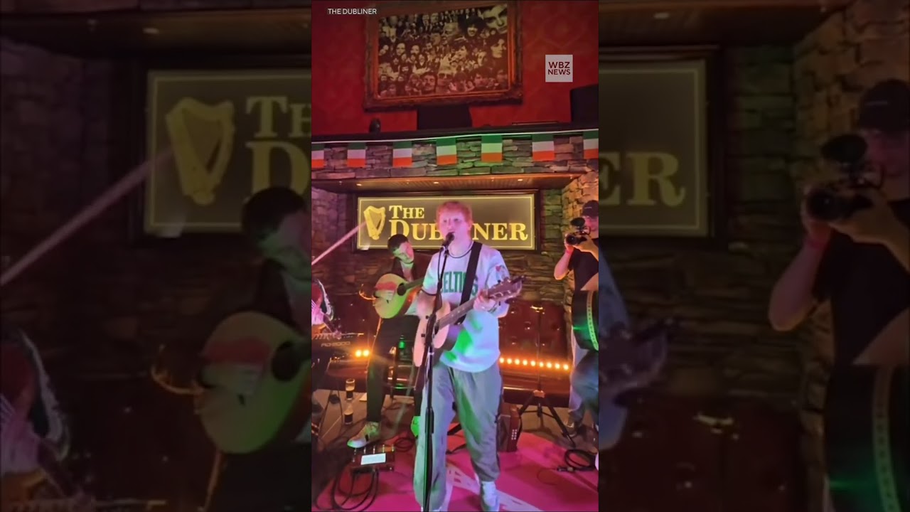 Ed Sheeran shocks Boston pub with surprise concert