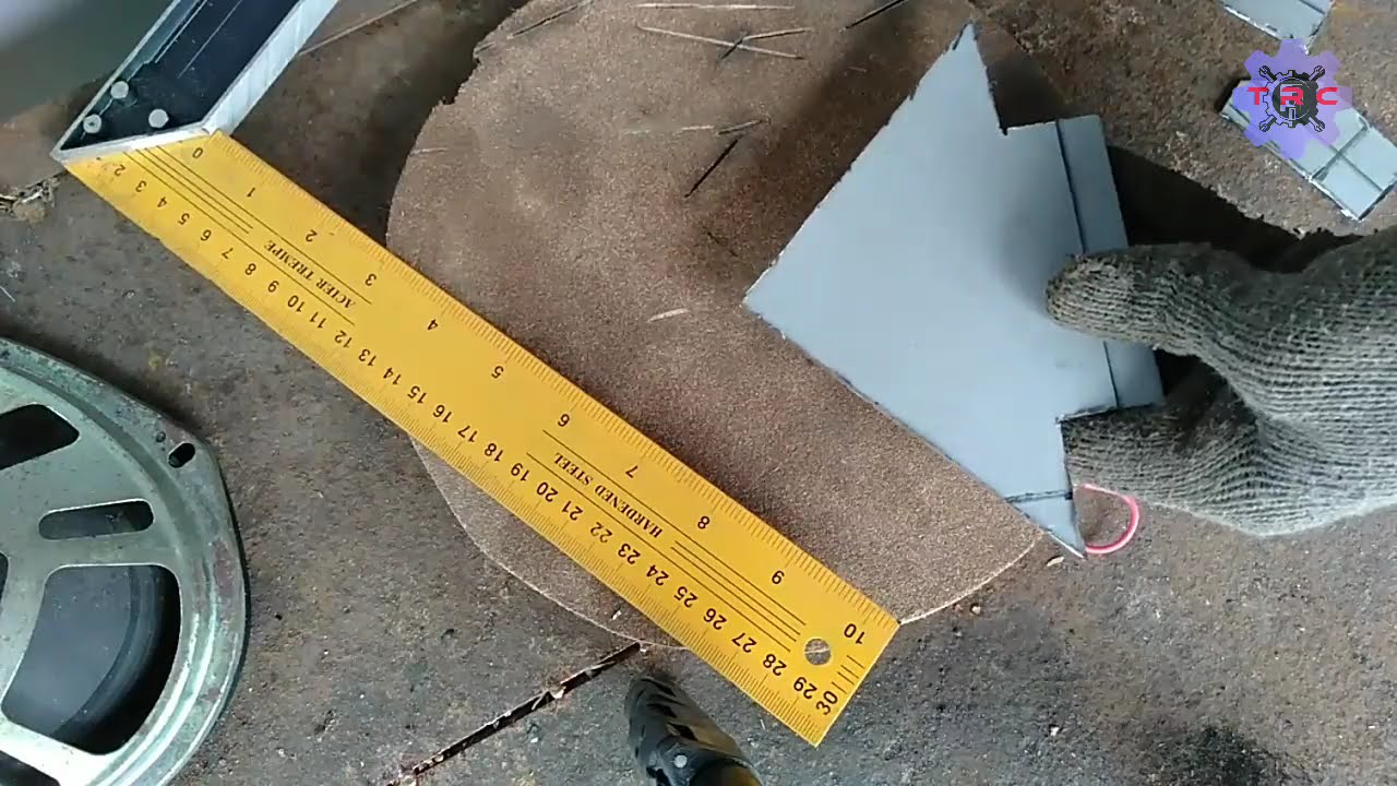 membuat Siku magnet dari speker bekas