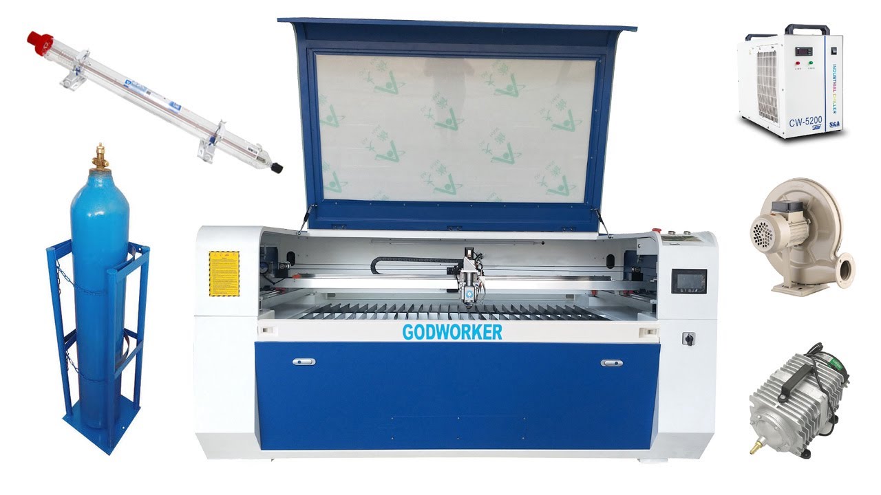 How to install and assembly Godworker 1390 CO2 mixed laser cutting machine