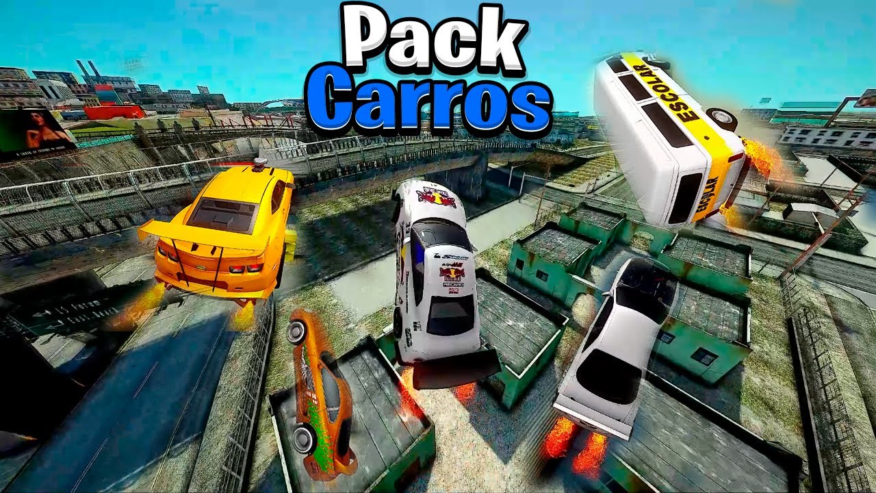 PACK DE CARROS COM COLISÃO APELONA PARA FUGA PG no GTA SAMP