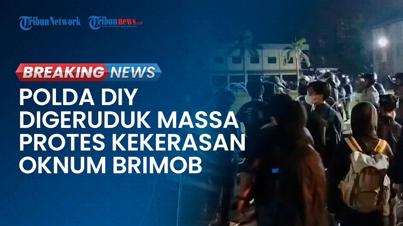 🔴BREAKING NEWS: Mapolda DIY Digeruduk Massa Protes Penganiayaan Brimob di Maluku hingga Pagar Ambruk