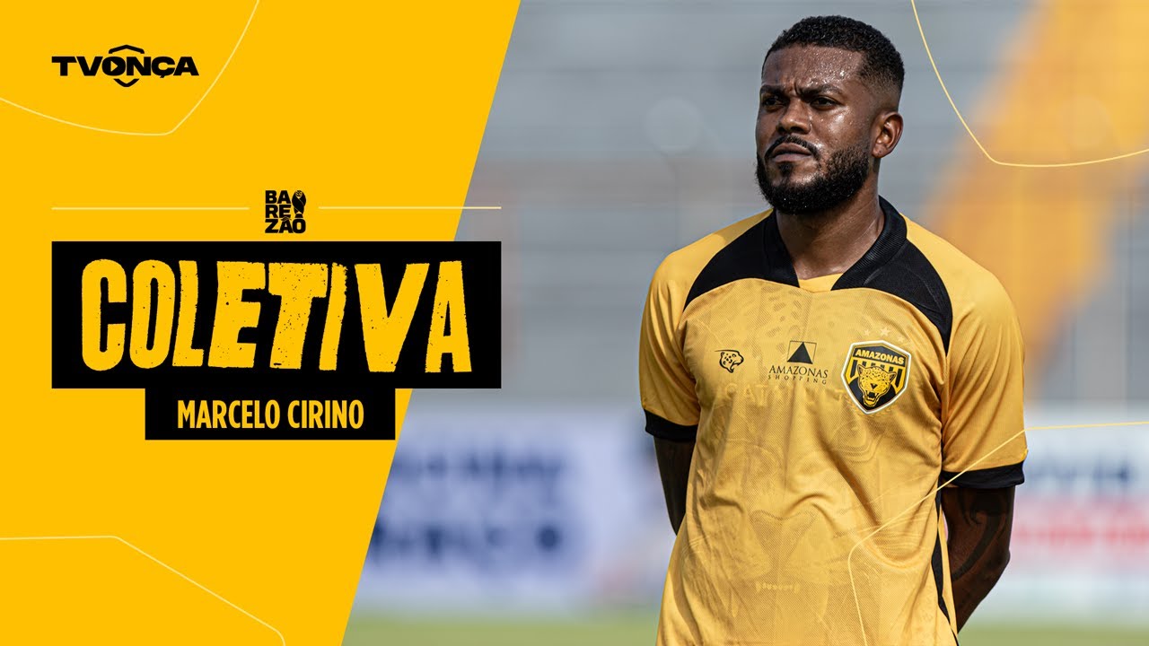 Entrevista coletiva atacante Marcelo Cirino (pré-jogo Amazonas x Nacional)