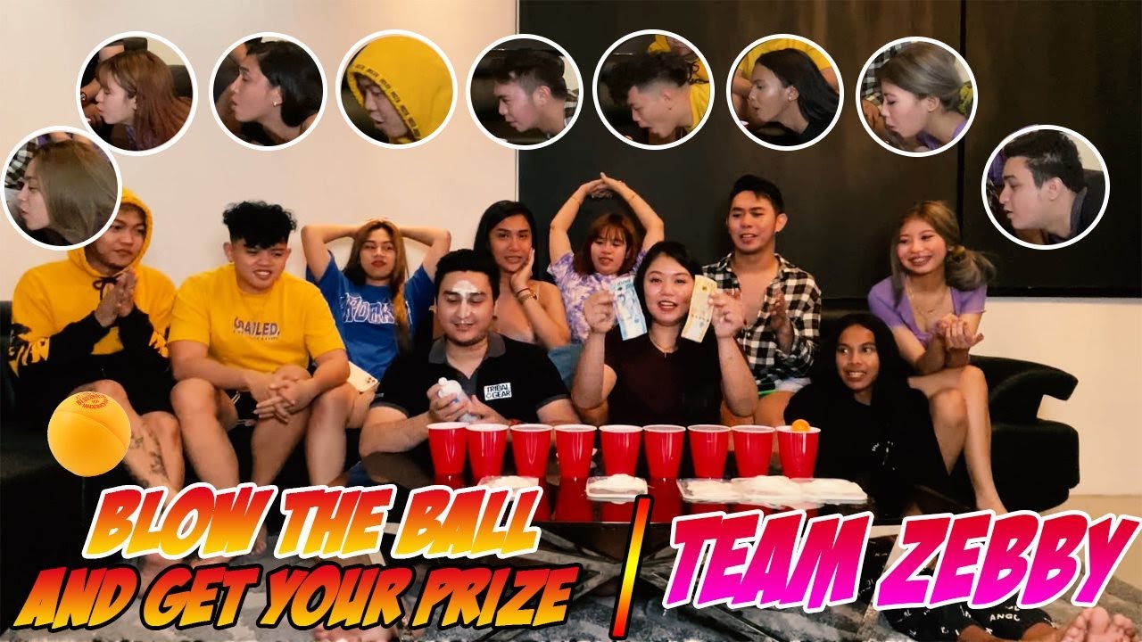 BLOW THE BALL AND GET YOUR PRIZE W/ TEAM ZEBBY