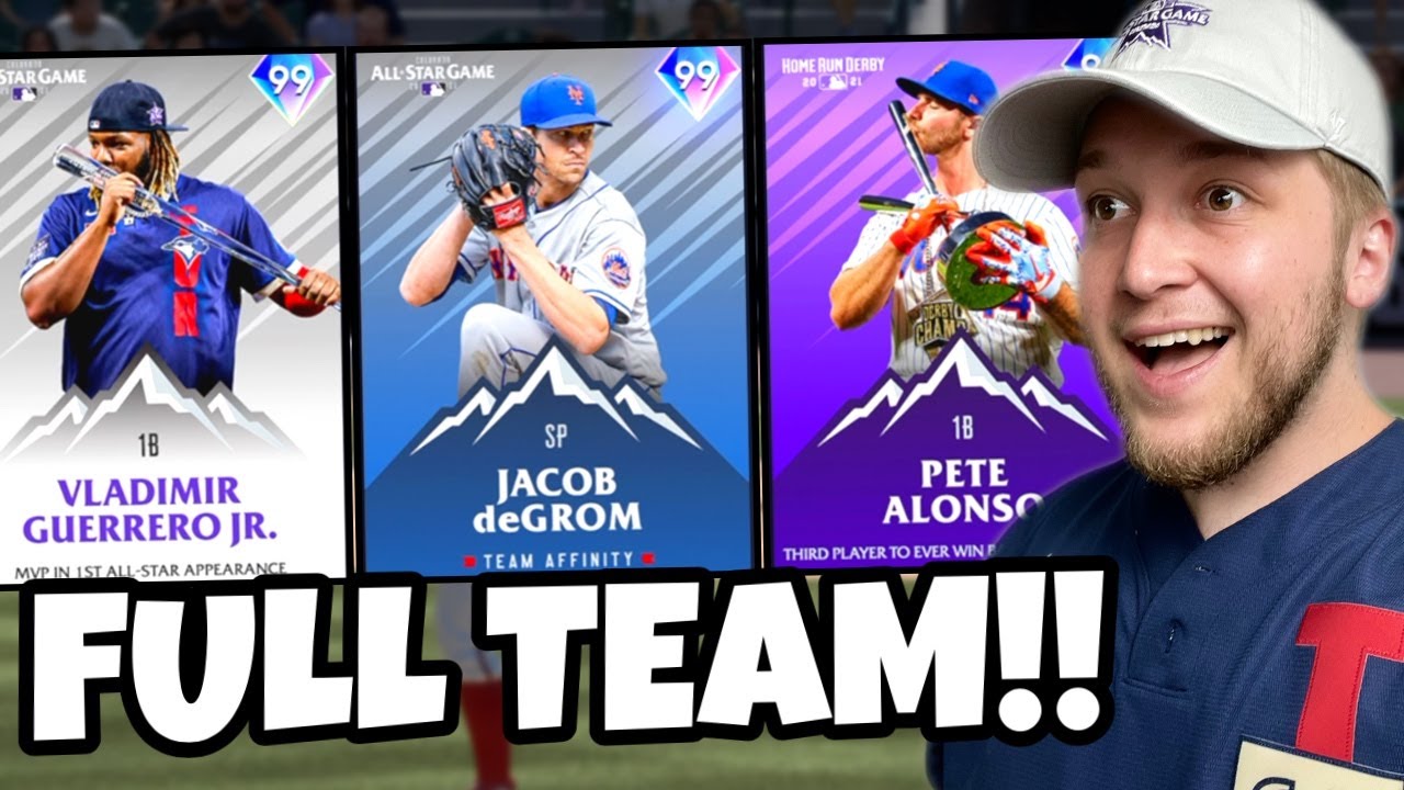 i used a full team of *NEW* ALL STAR CARDS and played the GAME OF THE YEAR!! MLB The Show 21