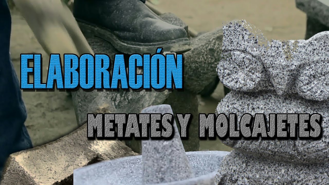 Elaboración de Molcajetes y Metates en la comunidad de Turicuaro Mpio. de Nahuatzen