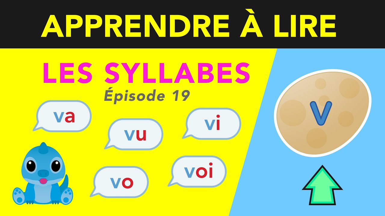 Lecture de syllabes avec la lettre V | Méthode Syllabique Bobo (maternelle - CP - CE1)
