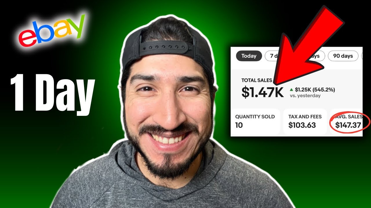 1470 долларов за 1 день! Что я продал на eBay, чтобы этого добиться!