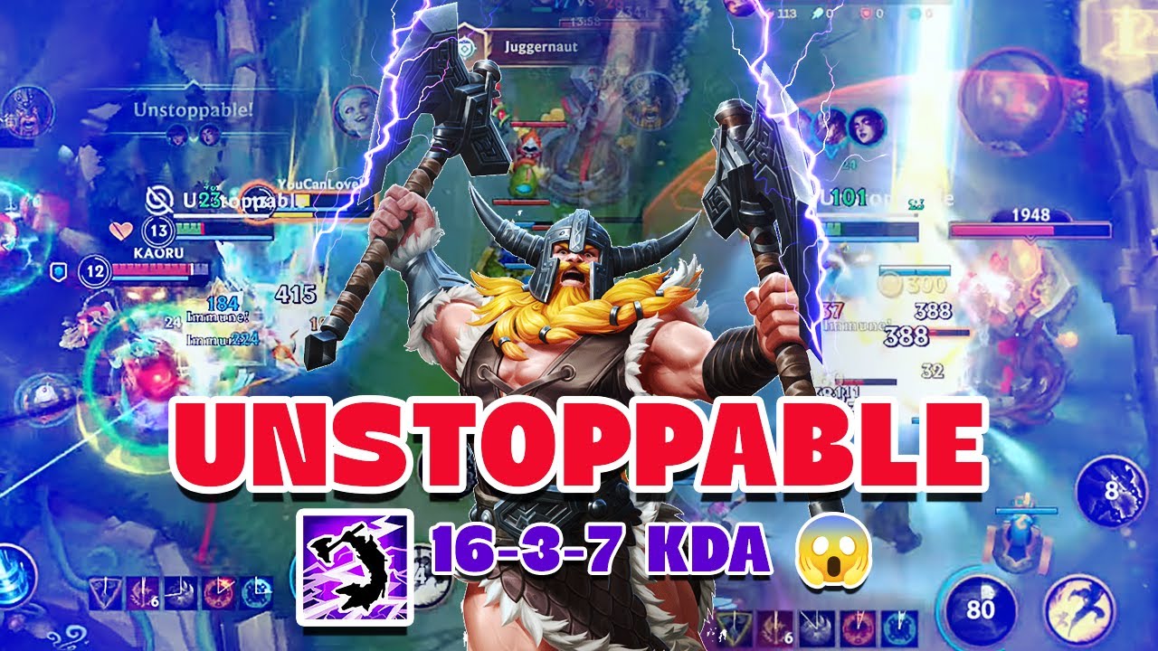 OLAF 1v9 MONSTER 🪓 INSANE CARRY | 16-3-7 KDA | Wild Rift