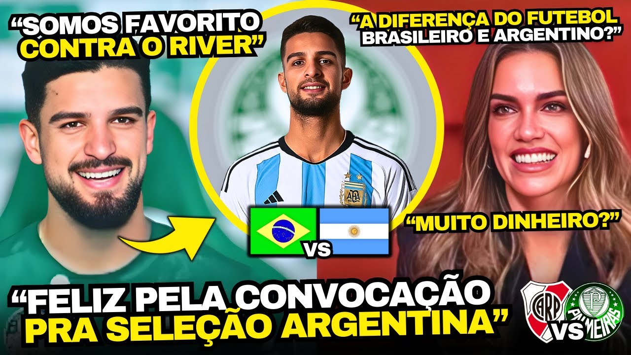 FLACO LÓPEZ SURPREENDE TV ARGENTINA AO EXALTAR NÍVEL DO BRASIL E CONVOCAÇÃO PRA SELEÇÃO