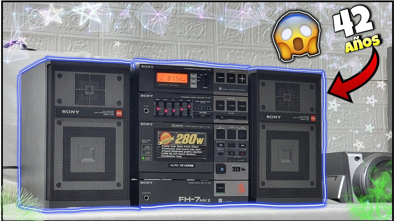 EL SEGUNDO MINICOMPONENTE 👌😌🔊de SONY‼️ FH-7 MK2💥