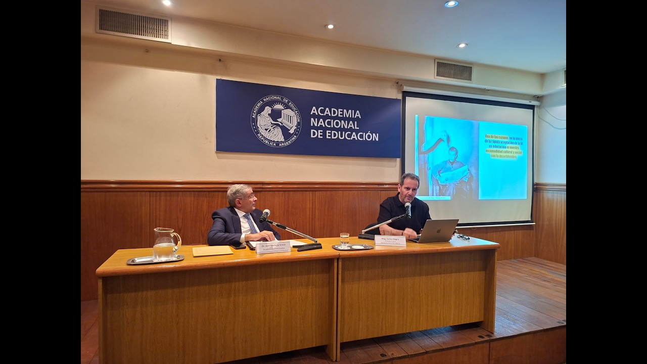 &ldquo;Inteligencia artificial y educaci&oacute;n: una relaci&oacute;n con costuras&rdquo;, Mg. Carlos Magro - (ANE, 23/4/26)