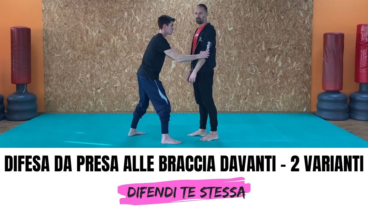 Difesa da presa alle braccia davanti 2 varianti - Difendi Te Stessa