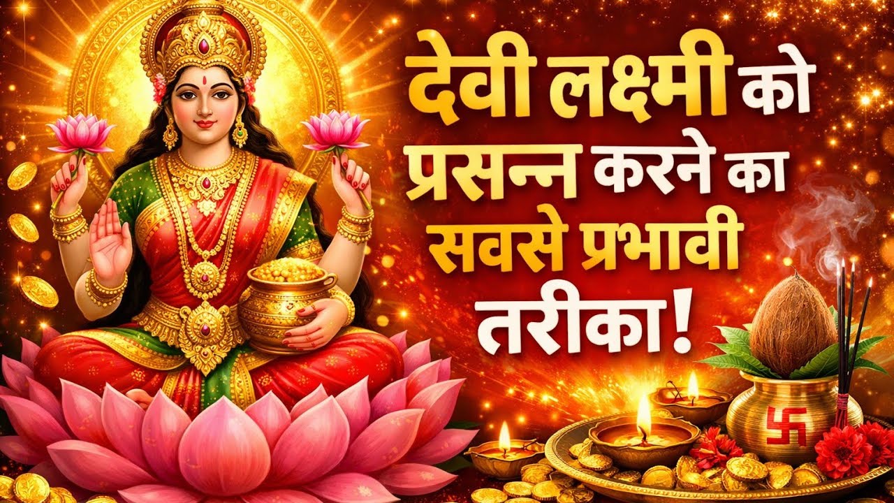 देवी लक्ष्मी को प्रसन्न करने का सबसे प्रभावी तरीका । माता लक्ष्मी को कैसे प्रसन्न करें। धन की बारिश