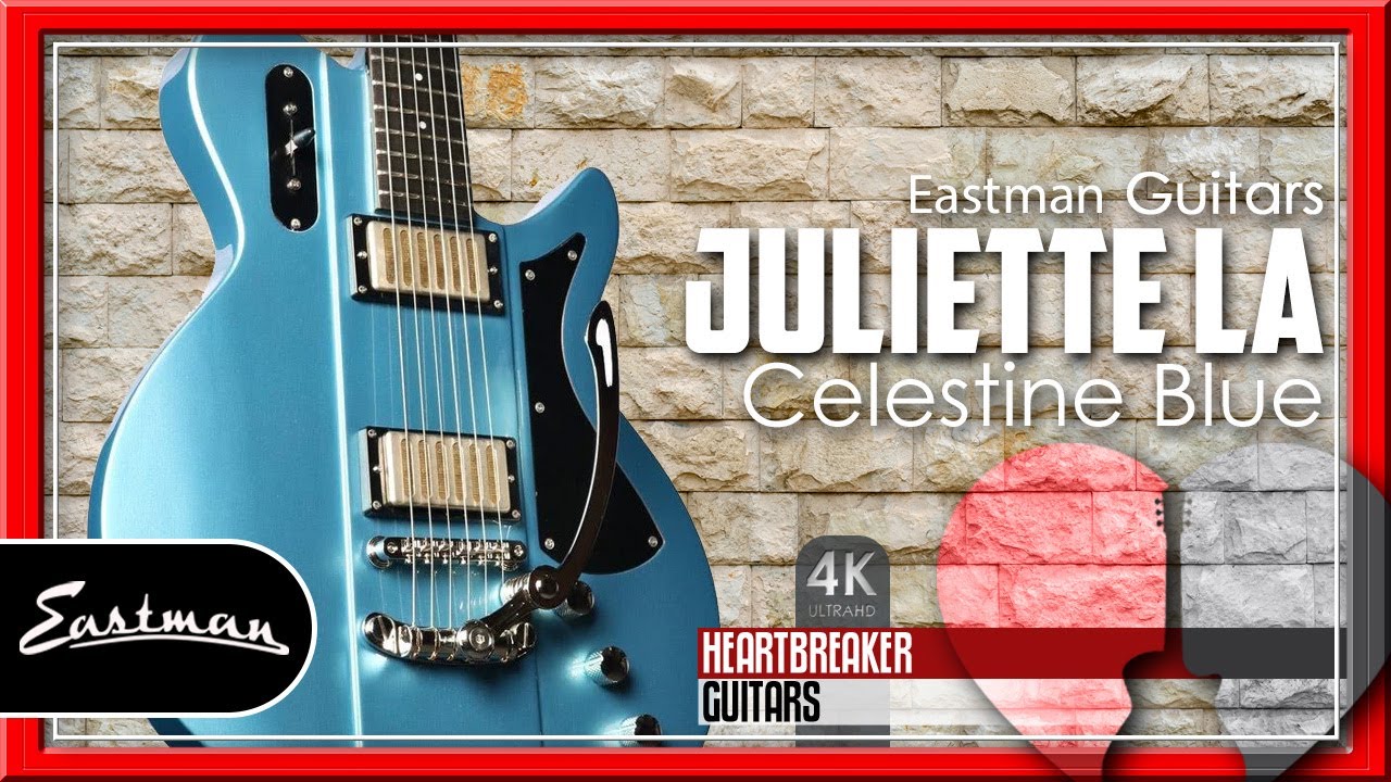 Eastman Guitars - The Juliette LA in Celestine Blue - Here at Heartbreaker!