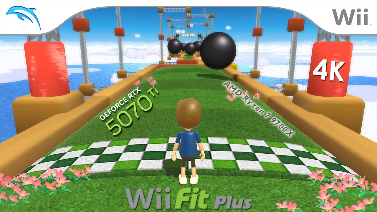 Wii Fit Plus (4K / 2160p / 60fps) | Dolphin Emulator 2512-257 | Nintendo Wii