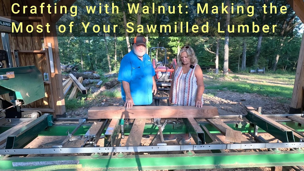 Crafting with Walnut: Making the Most of Your Sawmilled Lumber