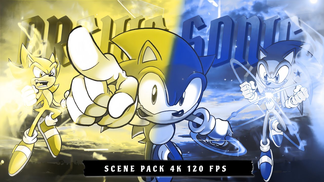 ARCHIE SONIC \\\ SCENE PACK 4K 120 FPS /// COMICS ANIMATION
