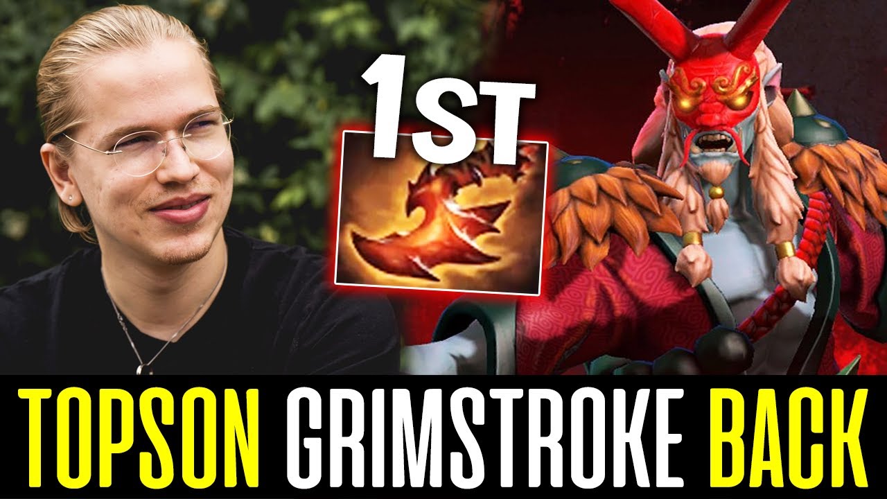 Topson GRIMSTROKE is BACK -- NEW TANK BUILD DOTA 2