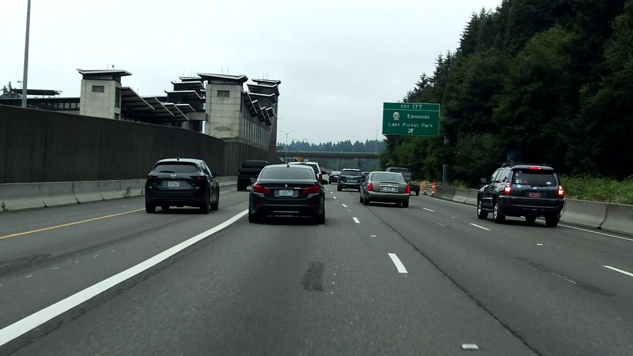 Interstate 5 - Washington (Exits 181 to 173) southbound
