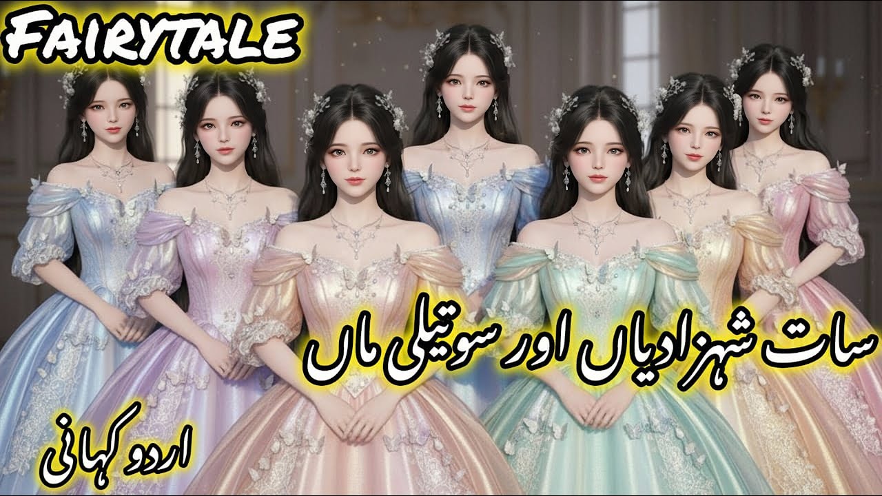 Seven Princesses  And Stepmother || Hindi Fairy Tale | UrduFairy Tale💔 Fairytales 