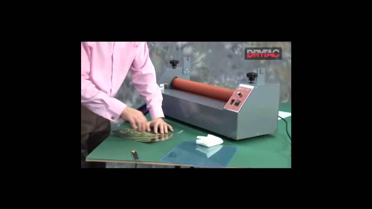JetMounter face mounting onto acrylic