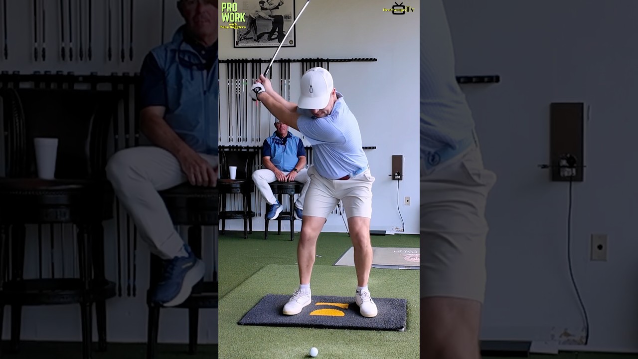 How to Make a Centered Backswing (Spine Control) | Pro Work w/ Tony Ruggiero