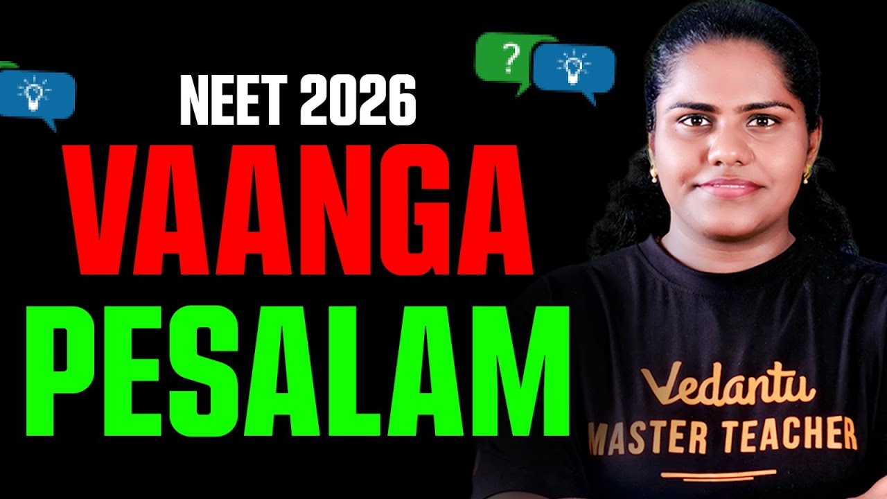 Vaanga Pesalam | NEET 2026 Preparation Strategy | by Premila Mam