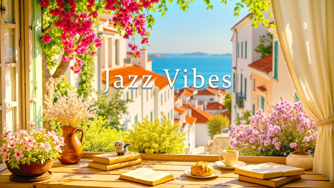 Lisbon Seaside Coffee Jazz ☕ Autumn Coffee Vibes on Window with Elegant Jazz for Relaxation
