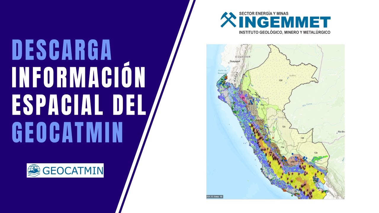 Aprende a DESCARGAR SHP del GEOCATMIN - INGEMMET PERÚ
