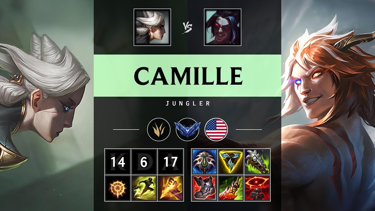 Camille Jungle vs Kayn - NA Diamond Patch 25.17