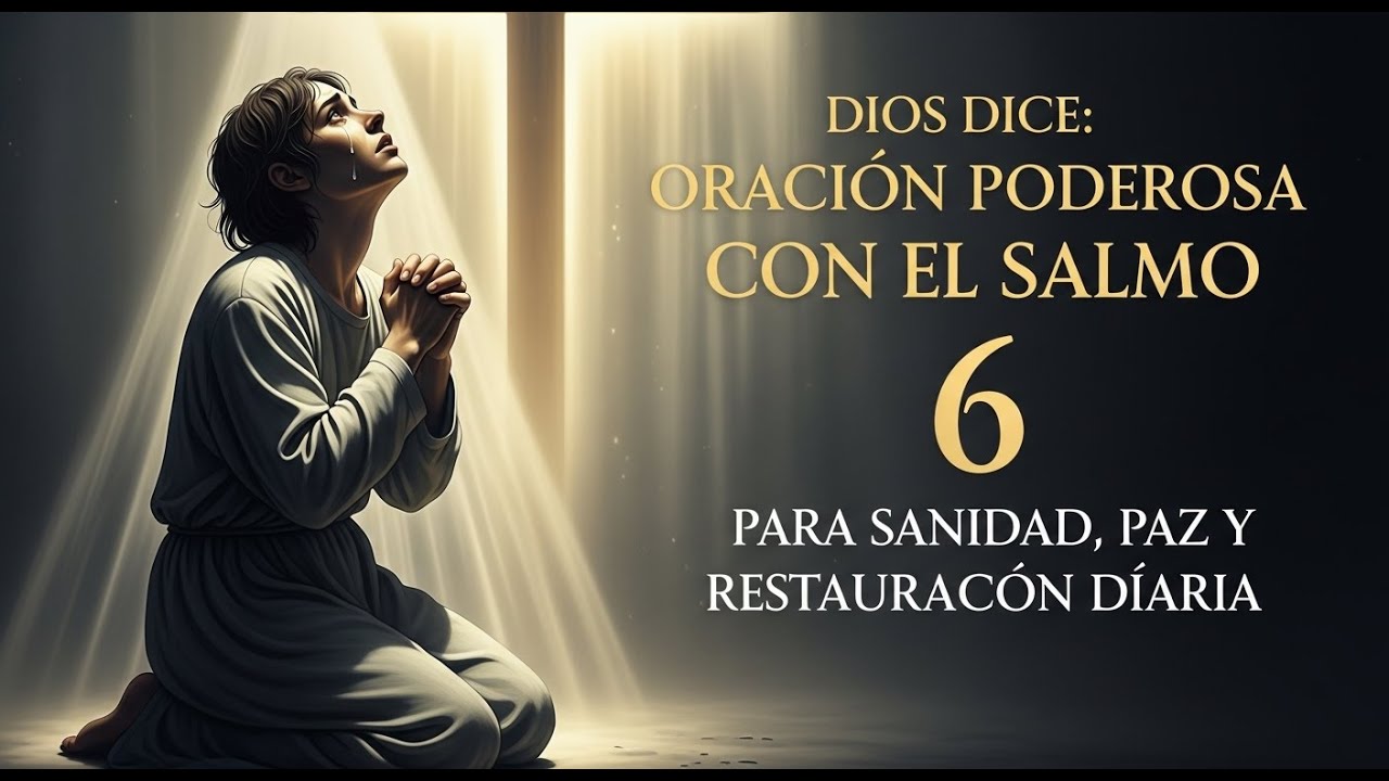 DIOS DICE: ORACIÓN PODEROSA CON EL SALMO 6 PARA SANIDAD, PAZ Y RESTAURACIÓN DIARIA