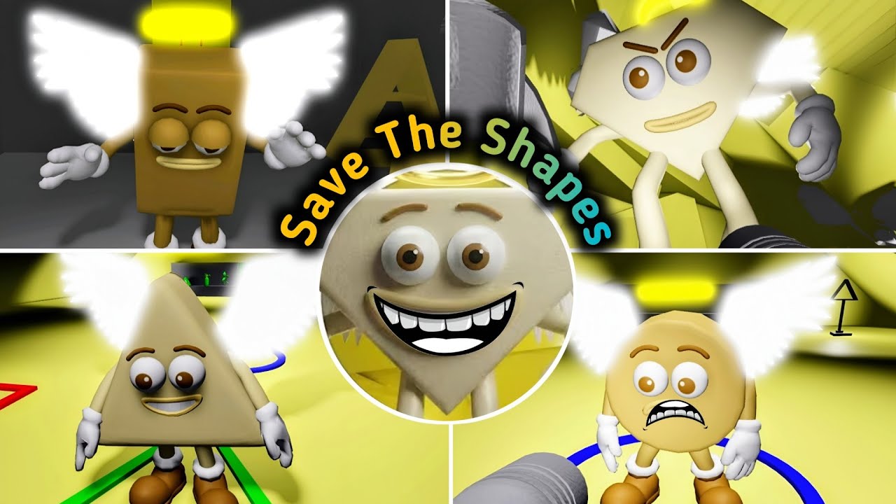 Roblox Save The Shapes New Heaven Mode Update Full Walkthrough + New Characters & Ending