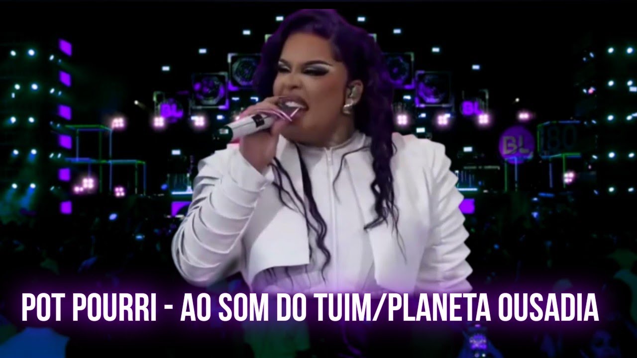 Glória Groove - Ao Som Do Tuim/Planeta Ousadia Ao vivo No Altas Horas