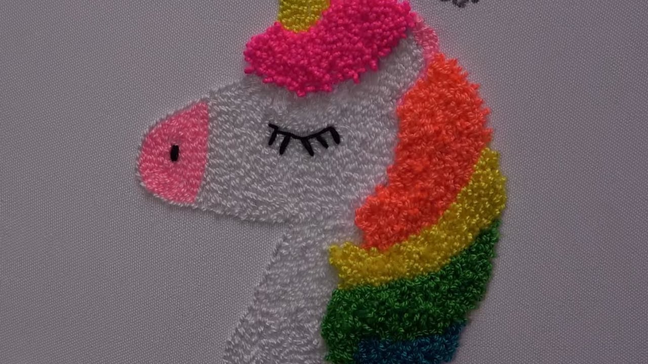 Cómo Bordar un Unicornio con Aguja Mágica | Artesd'Olga