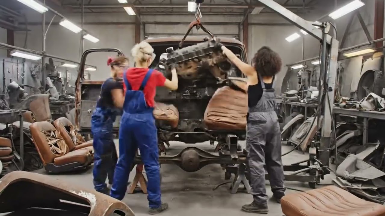REBUILDING THE OLDEST TO NEW ONE BY AI DM-Garage07 / Workshop