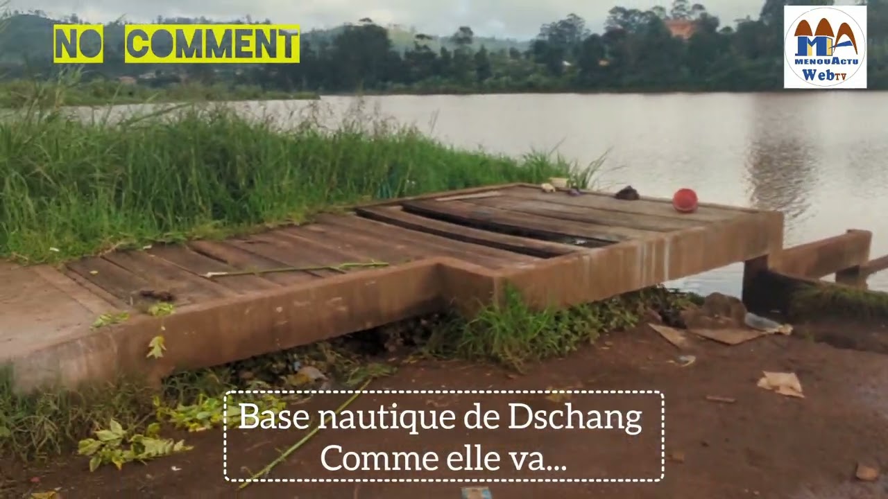 Base nautique de Dschang : un site touristique autrefois prisé, aujourd'hui à l'abandon.