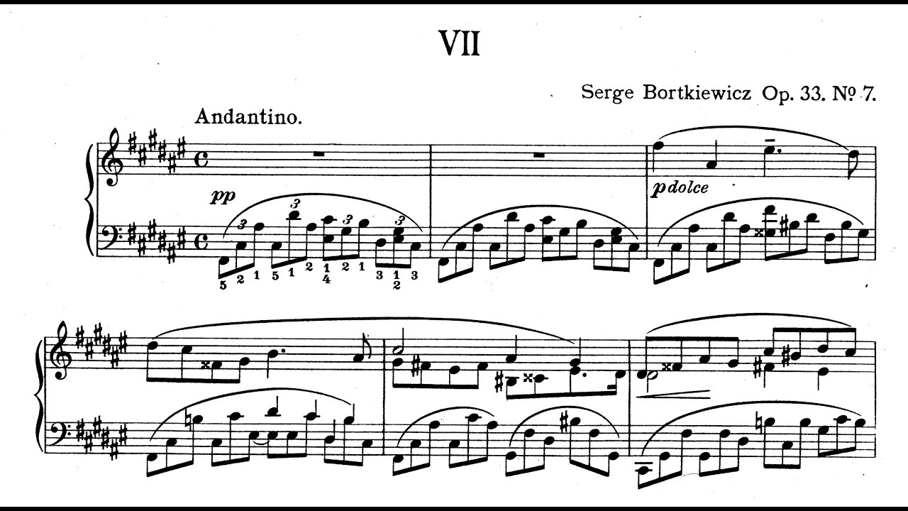 Bortkiewicz - Prelude Op. 33, No. 7 [Kyoungsun Park]