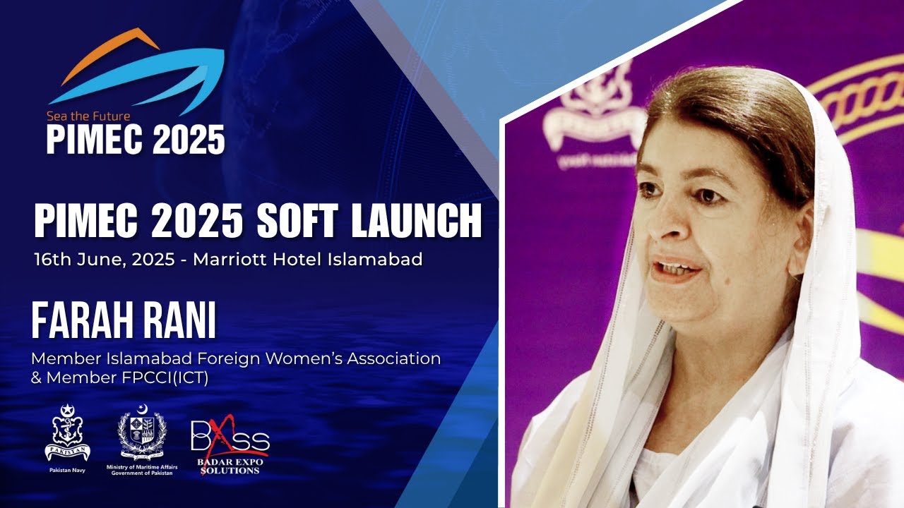 Farah Rani, Member of the Islamabad Foreign Women’s Association Interview at PIMEC 2025 Soft Launch