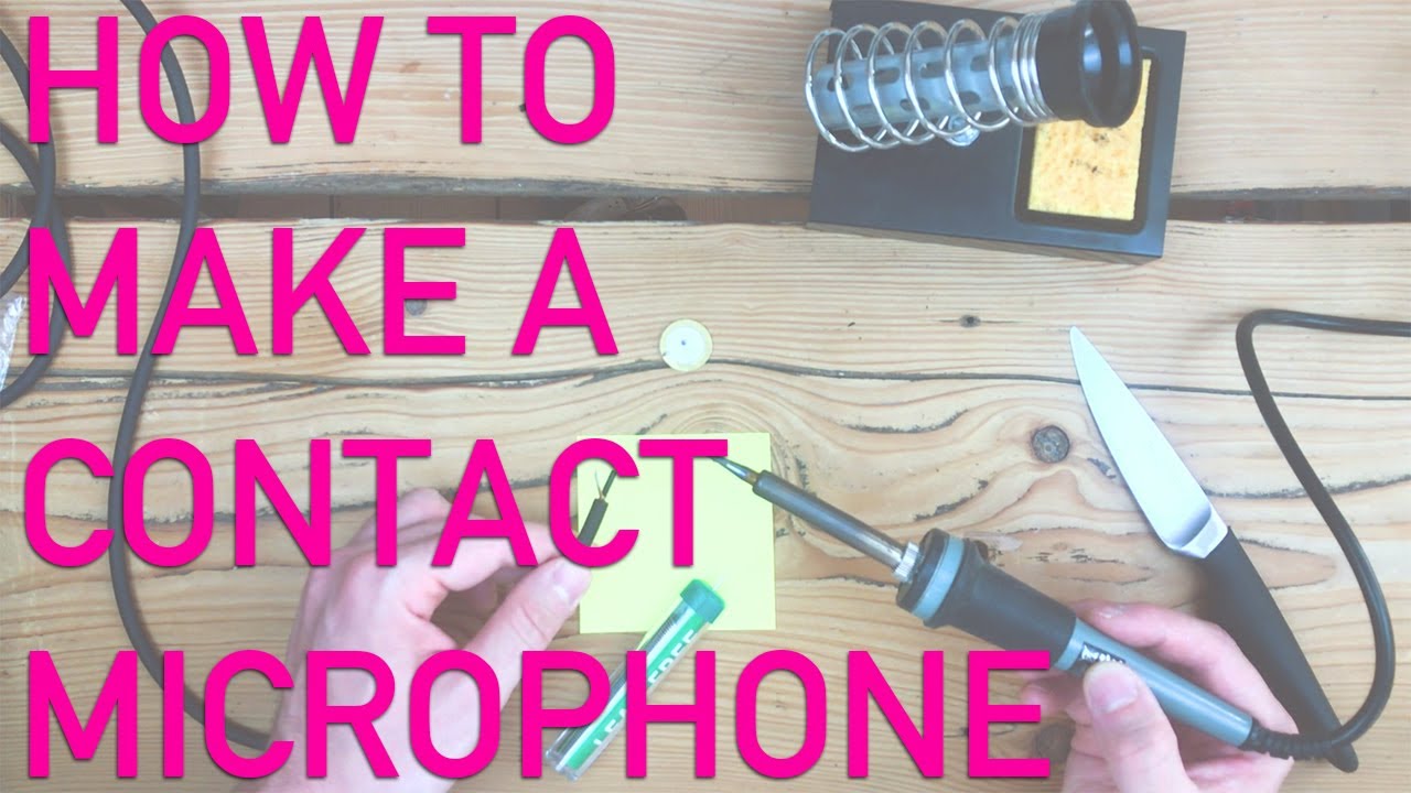 HOW TO MAKE A PIEZO CONTACT MICROPHONE (DIY LO-FI MIC TUTORIAL)