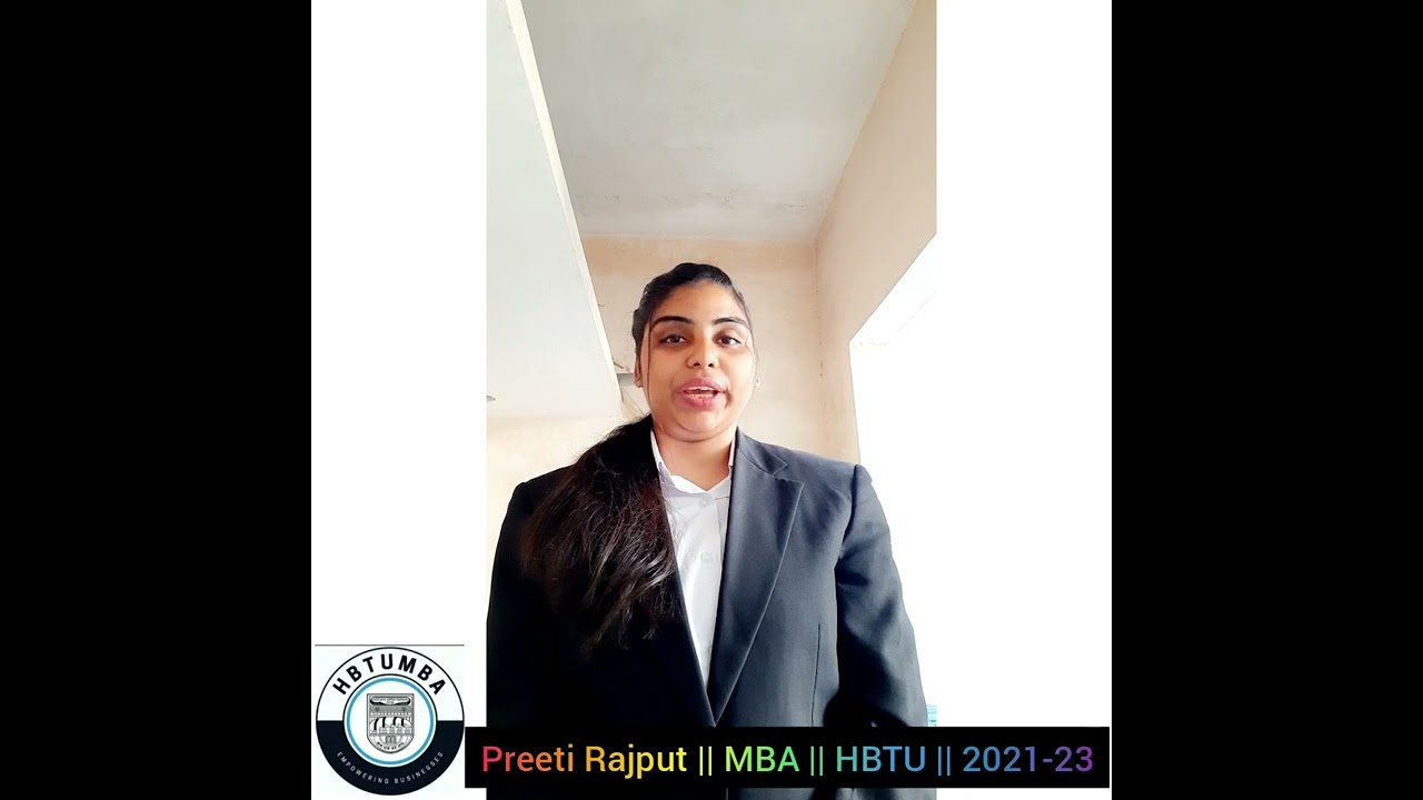 Preeti Rajput || MBA || HBTU || 2021-23