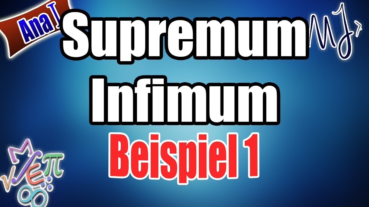 Supremum & Infimum einer Folge bestimmen - Beispiel 1