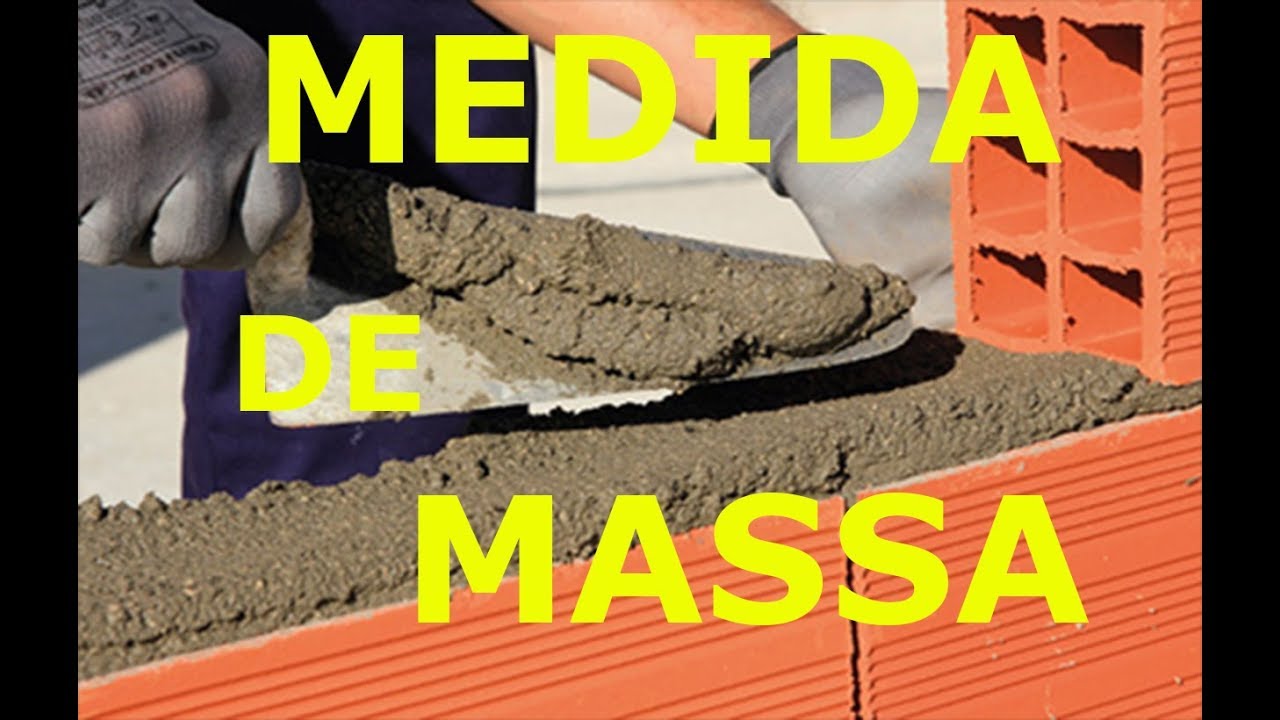 MEDIDA DE MASSA PARA TIJOLO CERÂMICO