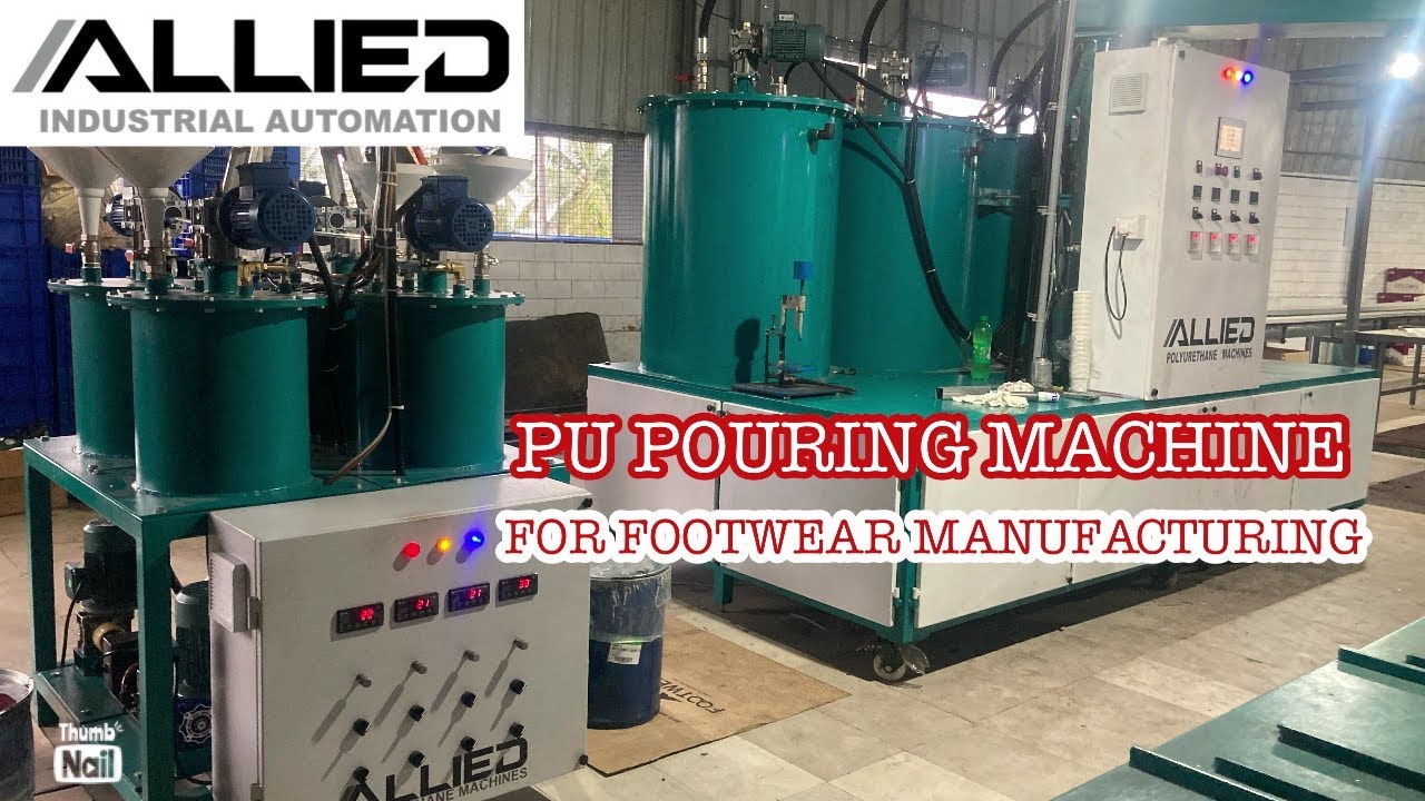 PU POURING MACHINE FOR FOOTWEAR MANUFACTURING