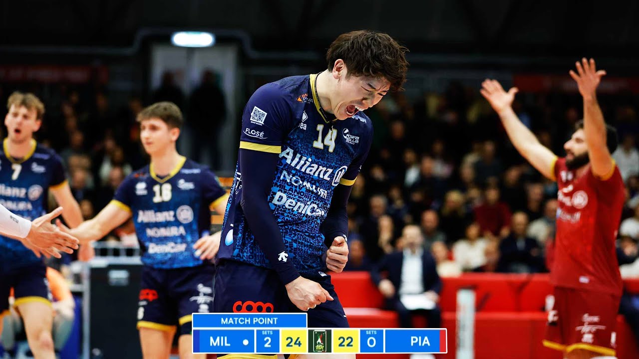 Yuki Ishikawa DESTROYED Team Piacenza in Italian Volleyball League 2024 !!!